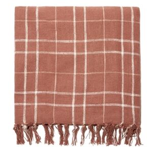 Little Korboose Woven Throw Blanket Rust NWT April Nemeth